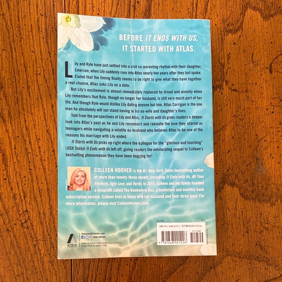 It Starts With Us by Colleen Hoover - Picture 2 of 2